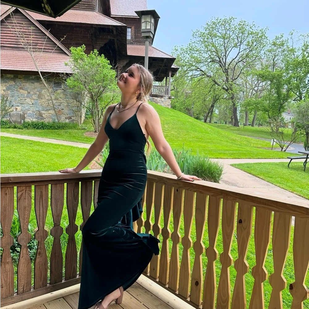 Elegant Green Prom Dress